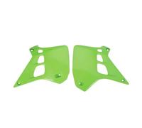 POLISPORT 8495600001 - Coppia di rivestimenti per radiatori resistenti e durevoli compatibili con moto Kawasaki in colore verde