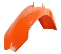 POLISPORT 8561200002 - Parafango anteriore replica OEM realizzato in plastica lucida durevole e resistente compatibile con le moto KTM in colore arancia