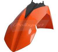 POLISPORT 8568700001 - Parafango anteriore replica OEM realizzato in plastica lucida durevole e resistente compatibile con le moto KTM in colore arancia
