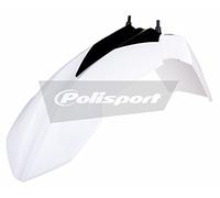 POLISPORT 8571500018 - Parafango anteriore replica OEM realizzato in plastica lucida durevole e resistente compatibile con le moto KTM in colore bianco