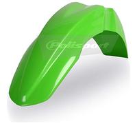 POLISPORT 8572800001 - Parafango anteriore replica OEM realizzato in plastica lucida durevole e resistente compatibile con le moto Kawasaki in colore verde