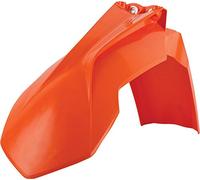 POLISPORT 8573700001 - Parafango anteriore replica OEM realizzato in plastica lucida durevole e resistente compatibile con le moto KTM in colore arancia