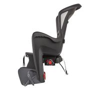Polisport 8632200004 Bilby Maxi CFS - Seggiolino Bambino Per Bicicletta Su Portapacchi Posteriore, Per Bambini Da 9 Mesi A 6 Anni, Fino A 22 Kg, Sicuro E Confortevole, Nero/Grigio Scuro
