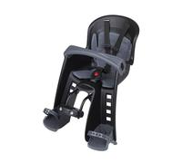 POLISPORT 8632600015 - Seggiolino anteriore BILBY JUNIOR+ FHT - VERSION 2023 per biciclette ruote da 26'' a 29'' con ancoraggio al telaio colori Grigio scuro/Argento