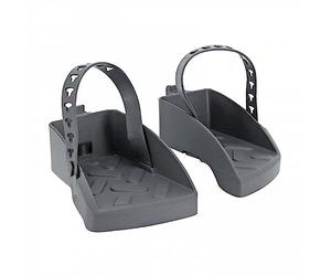 POLISPORT 8640300004 - Poggiapiedi + cinghie di ricambio per sedia modello GUPPY MINI colore grigio scuro