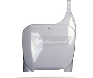 POLISPORT 8657000001 - Tabella portanumero replica OEM realizzata in plastica lucida resistente e durevole compatibile con le moto Honda in colore bianco