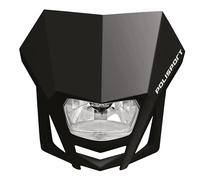 POLISPORT 8657600002 - Faro anteriore LMX in polipropilene con lampada alogena compatibile con tutti i modelli motocross/enduro in colore nero