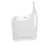 Polisport Portanumero anteriore replica OEM 8658100001 compatibile Yamaha YZ/YZF Bianco