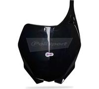 POLISPORT 8658100004 - Tabella portanumero replica OEM realizzata in plastica lucida resistente e durevole compatibile con le moto Yamaha in colore nero