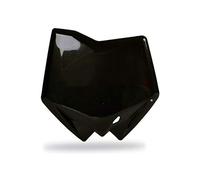 POLISPORT 8658200001 - Tabella portanumero Replica OEM Realizzata in plastica Lucida Resistente e Durevole Compatibile con Le Moto Husqvarna in Colore Nero