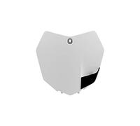 POLISPORT 8659100002 - Tabella portanumero replica OEM realizzata in plastica lucida resistente e durevole compatibile con le moto KTM in colore bianco