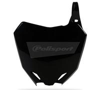 POLISPORT 8659300003 - Tabella portanumero replica OEM realizzata in plastica lucida resistente e durevole compatibile con le moto Suzuki in colore nero