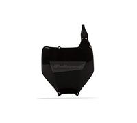 POLISPORT 8660800001 - Tabella portanumero replica OEM realizzata in plastica lucida resistente e durevole compatibile con le moto Kawasaki, Suzuki in colore nero