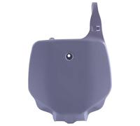 POLISPORT 8661700007 - Tabella portanumero replica OEM realizzata in plastica lucida resistente e durevole compatibile con le moto Kawasaki, Suzuki in colore bianco