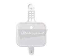 Polisport 8661800001 - Tabella portanumero Replica OEM Realizzata in plastica Lucida Resistente e Durevole Compatibile con Le Moto Honda in Colore Bianco