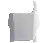 Polisport 8661900001 - Tabella portanumero Replica OEM Realizzata in plastica Lucida Resistente e Durevole Compatibile con Le Moto Honda in Colore Bianco