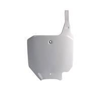 POLISPORT 8662200001 - Tabella portanumero replica OEM realizzata in plastica lucida resistente e durevole compatibile con le moto Honda in colore bianco