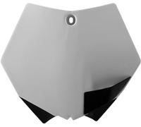 POLISPORT 8664400007 - Tabella portanumero replica OEM realizzata in plastica lucida resistente e durevole compatibile con le moto KTM in colore bianco
