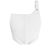 POLISPORT 8665500001 - Tabella portanumero replica OEM realizzata in plastica lucida resistente e durevole compatibile con le moto Yamaha in colore bianco