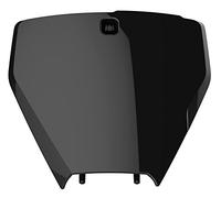 POLISPORT 8665800003 - Tabella portanumero replica OEM realizzata in plastica lucida resistente e durevole compatibile con le moto Husqvarna in colore nero