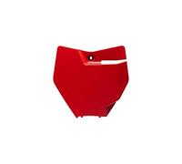 POLISPORT 8666200002 - Tabella portanumero replica OEM realizzata in plastica lucida resistente e durevole compatibile con le moto GAS GAS in colore rosso