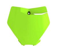 Polisport 8666400004 - Tabella portanumero Replica OEM Realizzata in plastica Lucida Resistente e Durevole Compatibile con Le Moto KTM in Colore Giallo Fluor