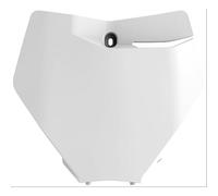 POLISPORT 8666400008 - Tabella portanumero replica OEM realizzata in plastica lucida resistente e durevole compatibile con le moto KTM in colore bianco
