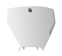 POLISPORT 8666500006 - Tabella portanumero replica OEM realizzata in plastica lucida resistente e durevole compatibile con le moto KTM in colore bianco