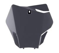 POLISPORT 8668100006 - Tabella portanumero replica OEM realizzata in plastica lucida resistente e durevole compatibile con le moto GAS GAS in colore nardo grigio
