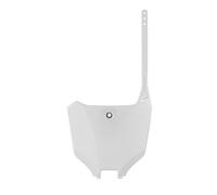 POLISPORT 8670700002 - Tabella portanumero replica OEM realizzata in plastica lucida resistente e durevole compatibile con le moto Honda in colore bianco