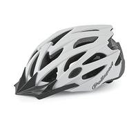 POLISPORT 8739100011 - Casco da bicicletta Twig per uomo e donna Taglia M regolabile (55-58 cm) con visiera rimovibile e certificazione CE a colori Bianco/Carbono-Opaco
