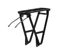 POLISPORT 8873000004 - Portapacchi posteriore per bicicletta HRP compatibile con seggiolini con montaggio standard in Nero