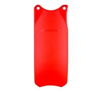 POLISPORT 8907300002 - Paraspruzzi ammortizzatore posteriore replica OEM realizzato in plastica lucida durevole e resistente compatibile con la moto HONDA a colori Rosso