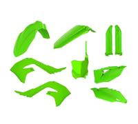 POLISPORT 91025 - Polisport MX Plastic Replica Kit per chi cerca la qualità OEM per moto Kawasaki in colore verde lime