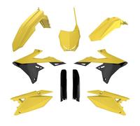 POLISPORT 91654 - Kit completo di plastiche per SUZUKI RMZ250 19' e RMZ450 18' - con montaggio perfetto e qualità OEM per uso off-road, Colore OEM 26'