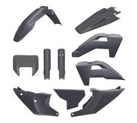 POLISPORT 91663 - Kit completo di plastiche per HUSQVARNA TE/FE 26' - con montaggio perfetto e qualità OEM per uso off-road, Colore Grigio Nardo