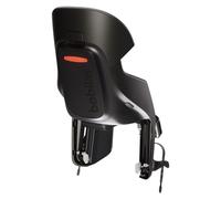 BOBIKE 8010900001 - Seggiolino Posteriore Bicicletta Bambini Reclinabile Al Telaio EXCLUSIVE EVOLVE MAXI poggiatesta regolabile e cintura a 5 punti, fino a 22 kg, Nero Urbano