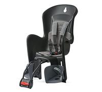 Polisport BILBY Maxi FF, Seggiolini per Bambini per Bicicletta Unisex-Adult, Nero/Grigio Scuro, S