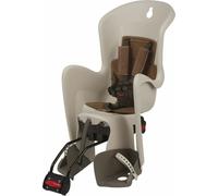 POLISPORT Bilby Maxi RS Seggiolino posteriore reclinabile per bicicletta Montaggio su telaio - Crema/Marrone