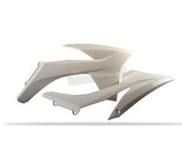 POLISPORT Branchie del radiatore bianche KTM, bianco