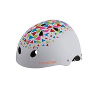 Polisport casque de velo urban radical triangles blancgoudanje
