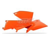 POLISPORT CONVOGLIATORI FIANCHETTI RADIATORI ARANCIONE KTM 125 EXC 2005-2007