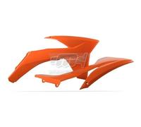 POLISPORT CONVOGLIATORI FIANCHETTI RADIATORI ARANCIONE KTM 125 SX 2011-2012