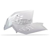POLISPORT CONVOGLIATORI FIANCHETTI RADIATORI BIANCO KTM 250 SX F 2007-2010