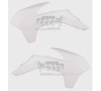 POLISPORT CONVOGLIATORI FIANCHETTI RADIATORI BIANCO KTM 300 EXC 2014-2016