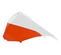 POLISPORT COPERCHI LATERALI CASSA FILTRO ARANCIONE/BIANCO KTM 250 SX 2013-2016