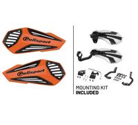 Polisport Coppia Paramani Mx Air arancio universali + kit montaggio
