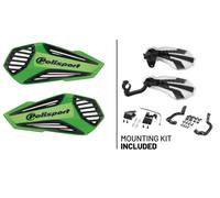 Polisport Coppia Paramani Mx Air verdi universali + kit montaggio