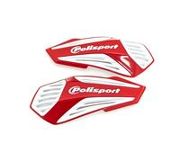 Polisport Gusci di Ricambio per MX Aria Paramani 2-er Set Rosso/Bianco