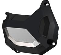 Polisport Kawasaki Z650/Ninja 650, coperchio del motore a sinist male Nero/Argento